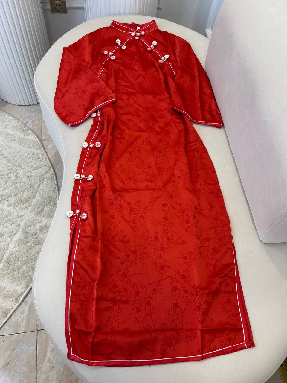 Red Dragon Qipao Dress
