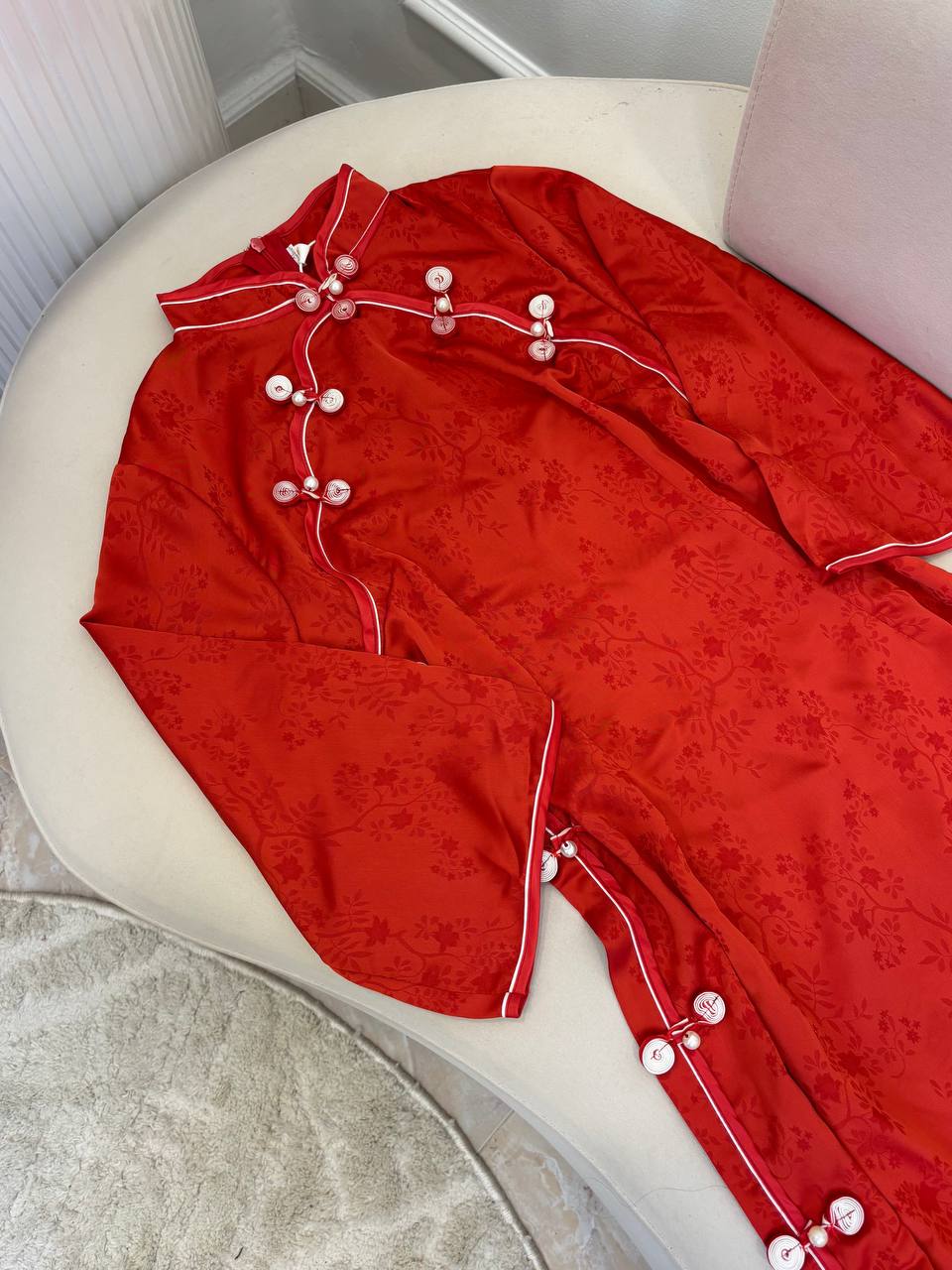 Red Dragon Qipao Dress