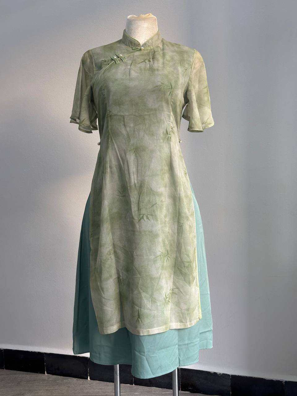 Forest Green Qipao Dress
