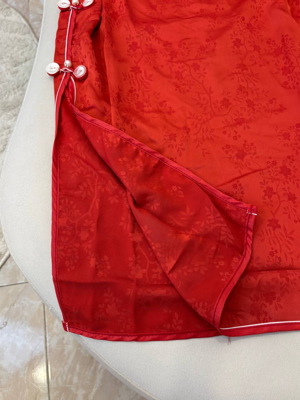 Red Dragon Qipao Dress