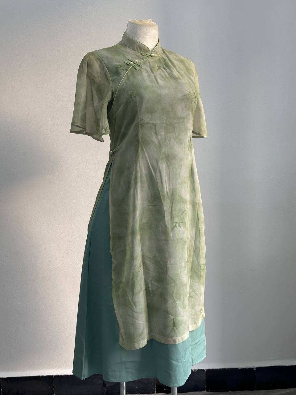 Forest Green Qipao Dress